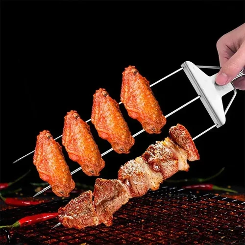 (🔥Last Day Promotion-SAVE 50% OFF) 3 Way Grill Skewers - GrillSavant-BUY 3 GET 2 FREE & FREE SHIPPING