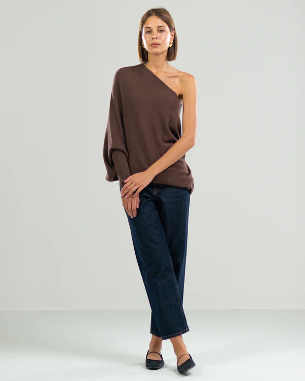 JAKI Asymmetric Draped Jumper (Buy 2 Free Shipping)