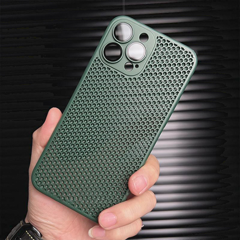 Double Layer Cooling Lens Protection Case Cover for iPhone