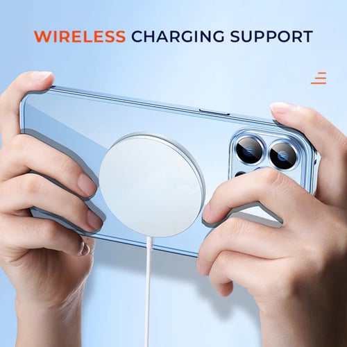Electroplating Wireless Magnetic Charging All-Inclusive Lens Phone Case