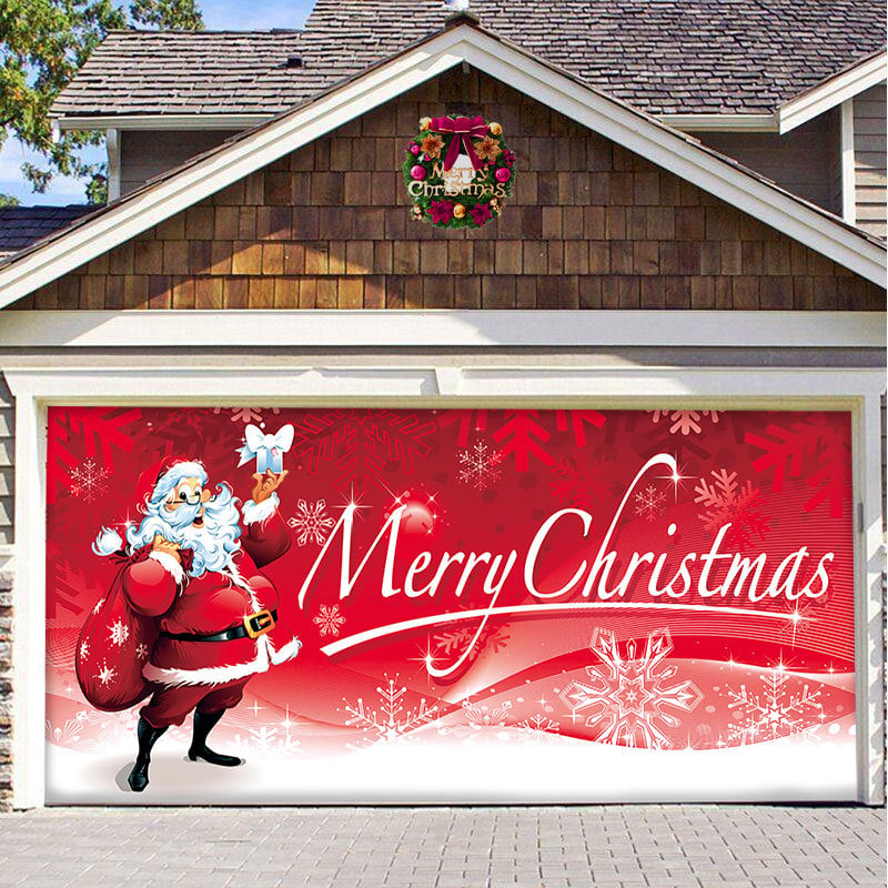 garage door banner ornament