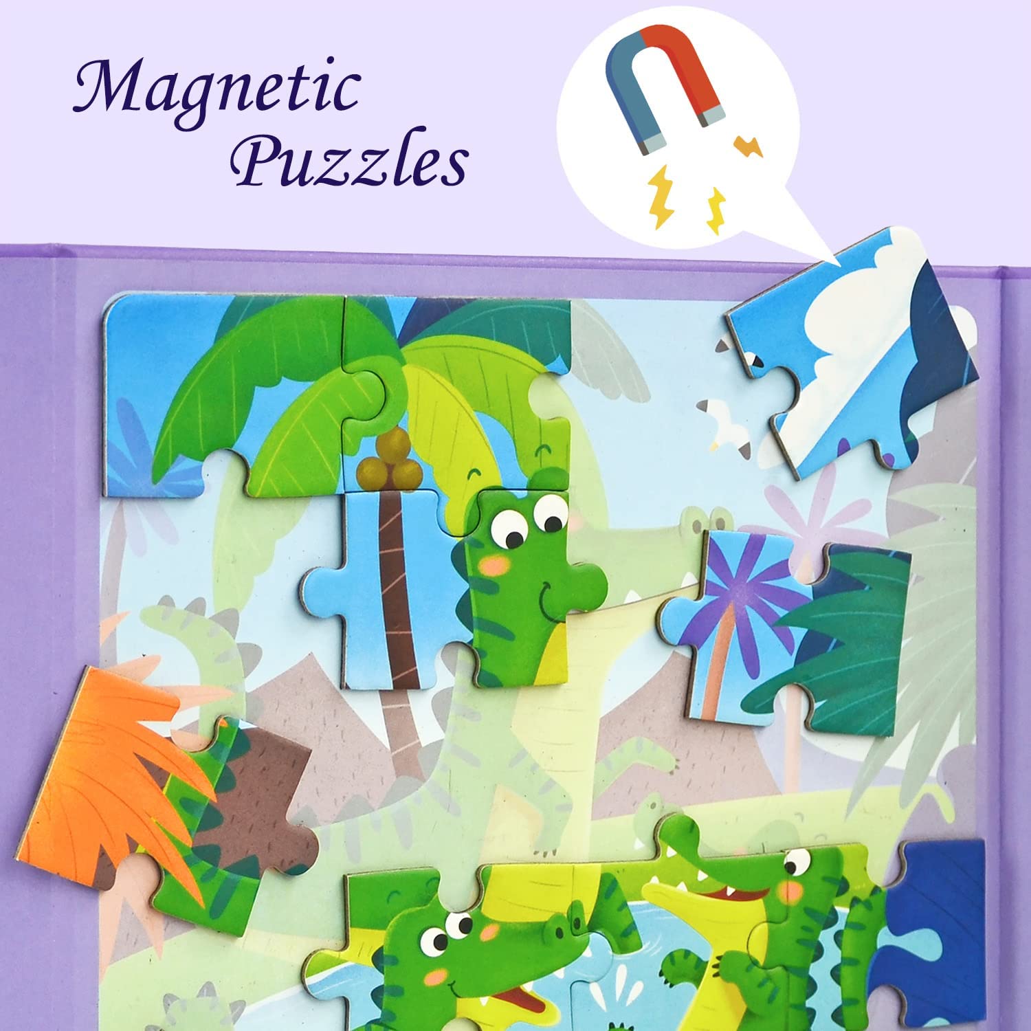 BUY 2 GET 10% OFF & FREE SHIPPING--3-in-1 Magnetic Jigsaw Puzzle Book (Suitable for 3 to 77 years old)