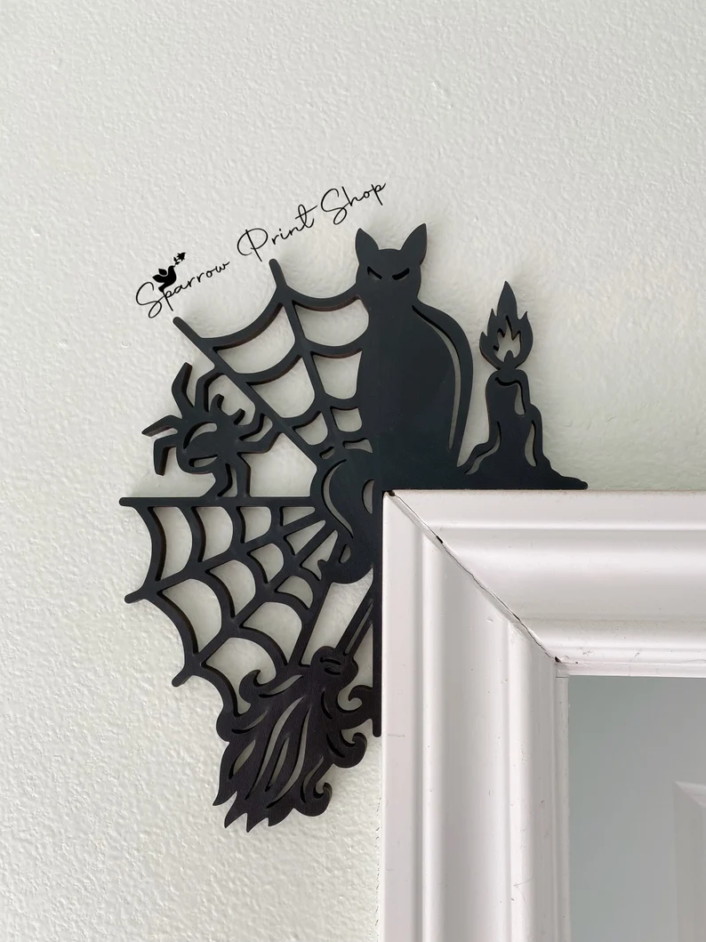 (👻2022 Early Halloween Sale-49% OFF)Halloween Door Corner