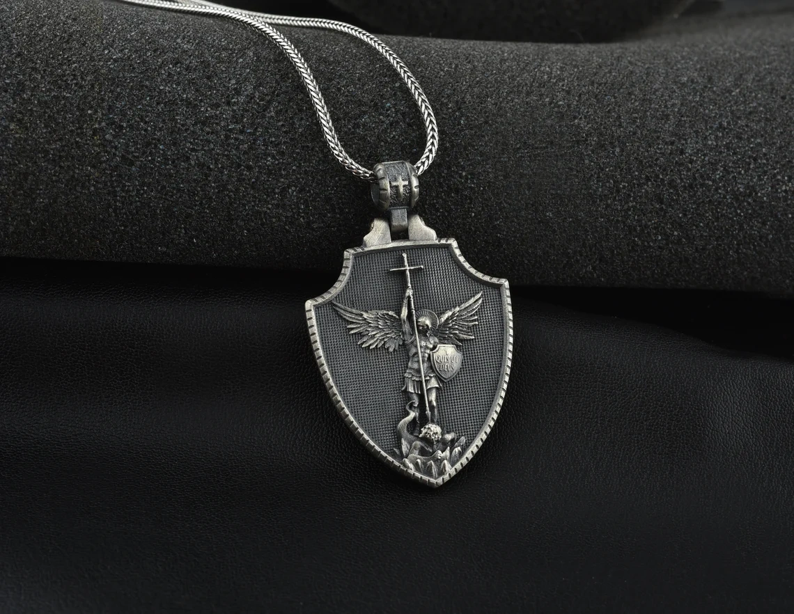 Michael's Archangel Shield Necklace