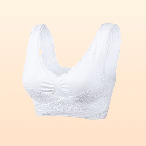 Comfy Corset Bra Front Cross Side Buckle Lace Bras