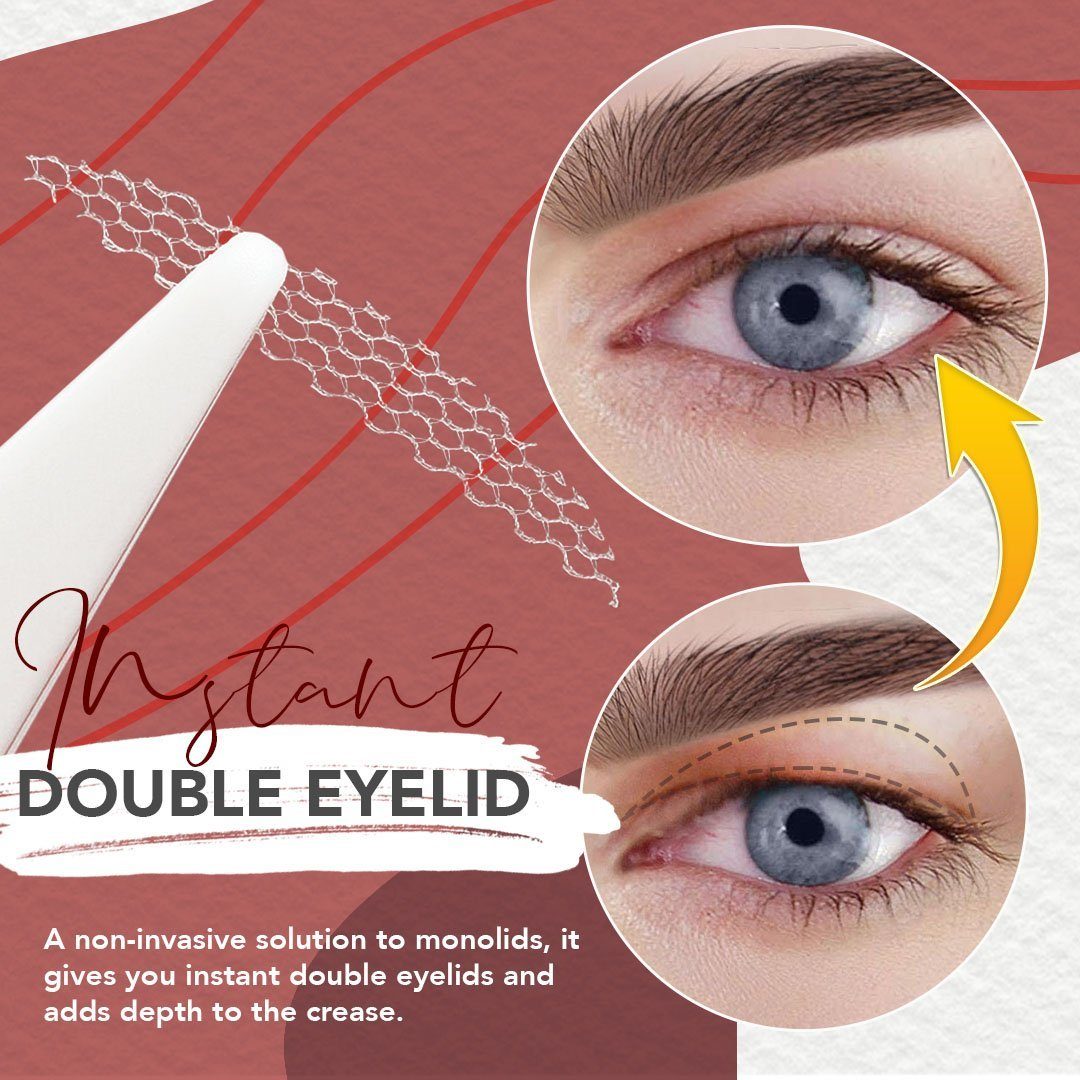 Last Day 50%OFF-GLUE-FREE INVISIBLE DOUBLE EYELID STICKER