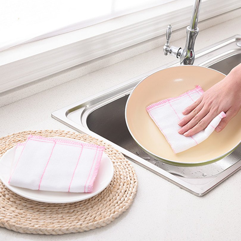 【🎁​CHRISTMAS PROMOTIONS 🔥-50% OFF】Eight-layer AntiBacterial Wood Fiber Cleaning Cloth