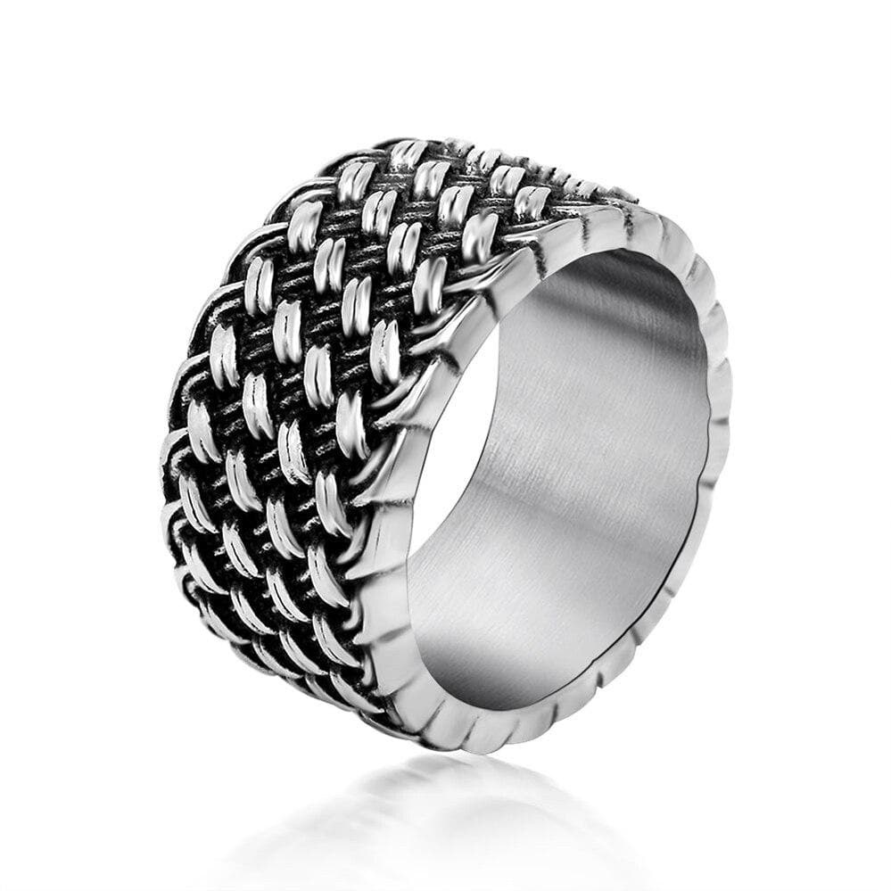 BRAIDED WIDE -RING