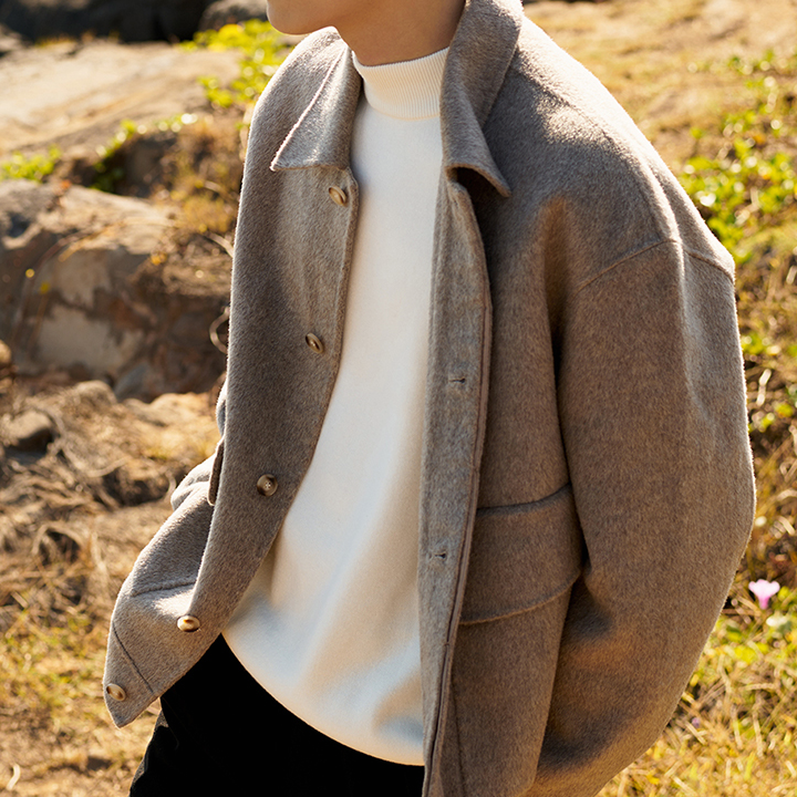 Men's Half Turtleneck Sweater - Casual Knit Pullover Clothing
