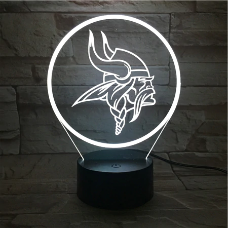 VIKINGS 3D LED LIGHT LAMP