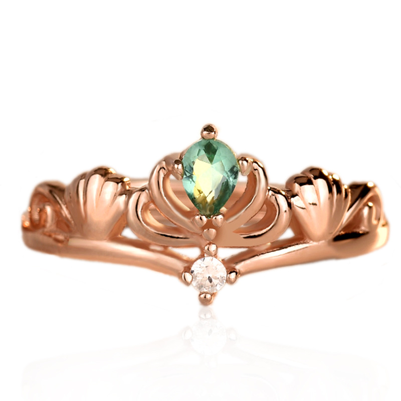 Green Crown Ring