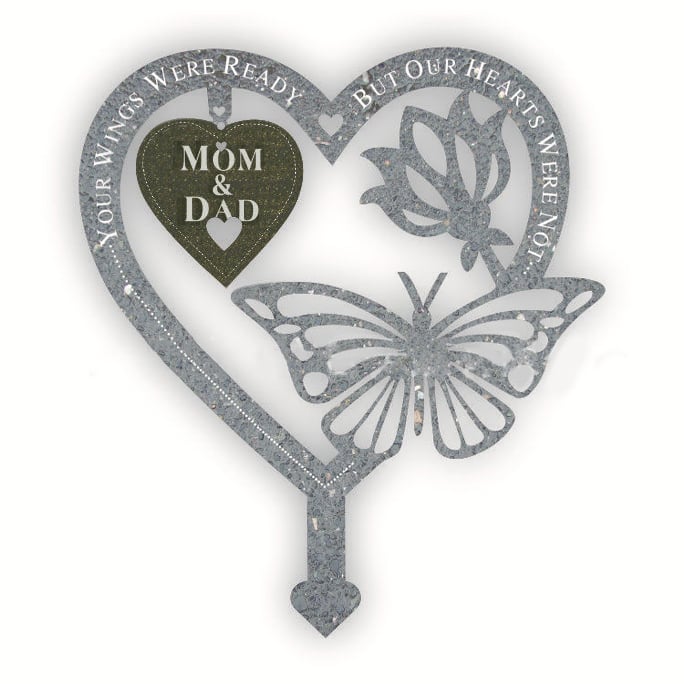 🔥Last Day 75% OFF🔥 - Memorial Gift Butterfly Ornament Garden Plaque