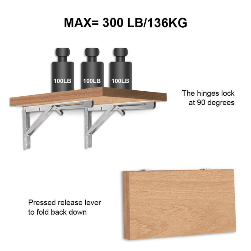 Adjustable Triangle Folding Angle Thicken Bracket