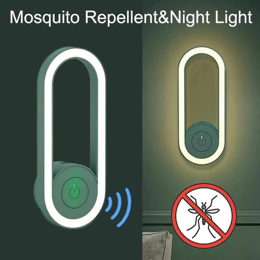 (⚡Last Day Flash Sale-40% OFF)2022 Latest Frequency Conversion Ultrasonic Mosquito Killer with LED Sleeping Light-BUY 3 GET 2 FREE & FREE SHIPPING