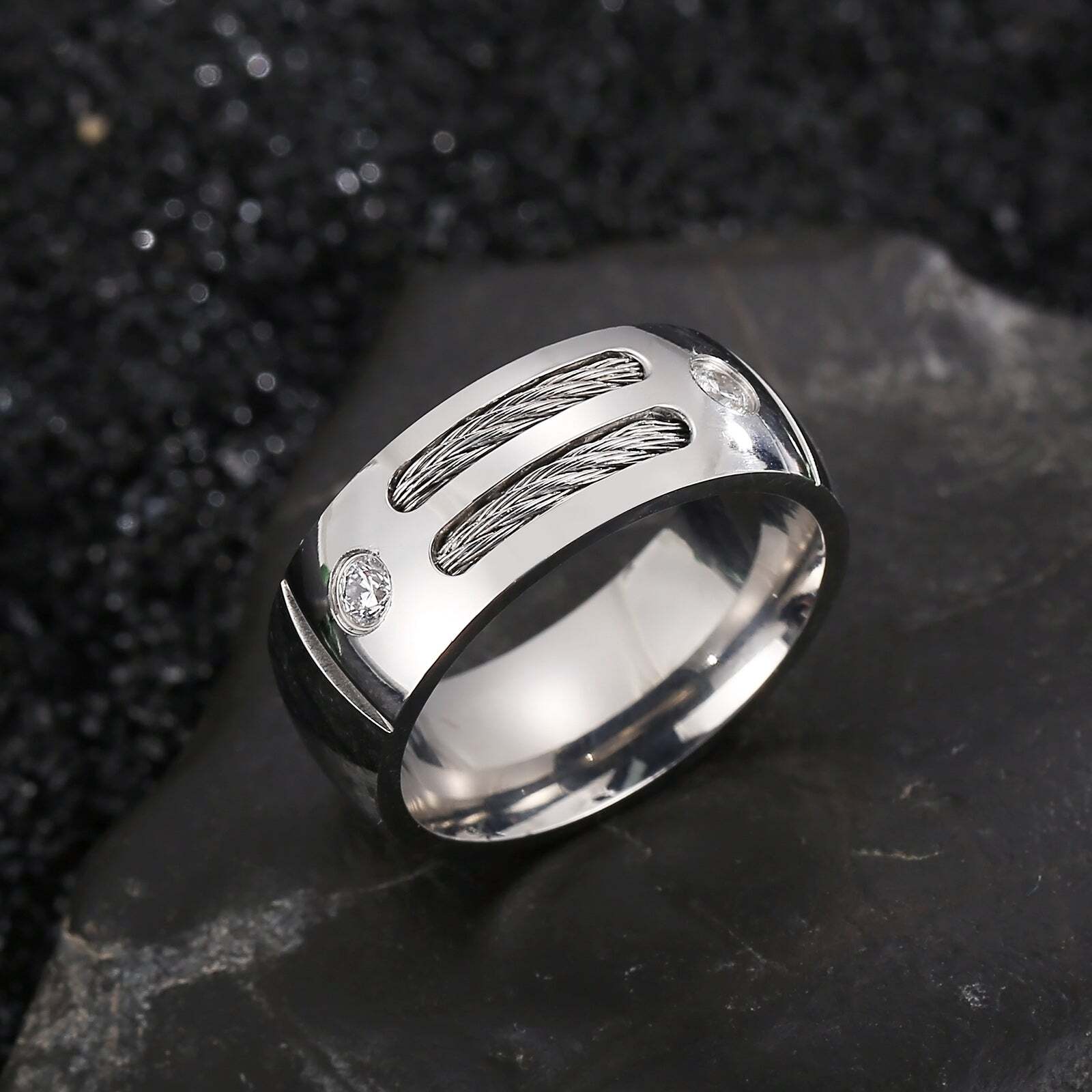 POLISHED STEEL -RING