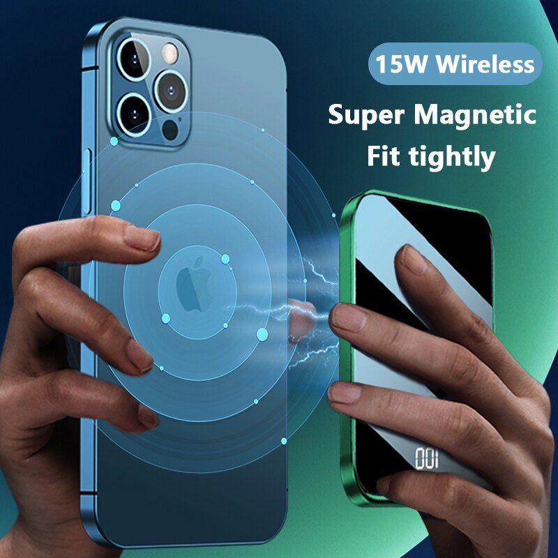Glass Design MagSafe Wireless Power Bank