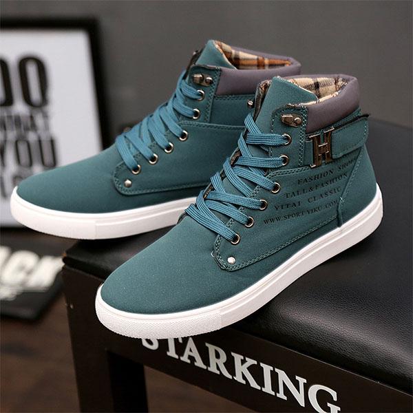 Chicinskates Men's High-Top Fall Winter Short Boots