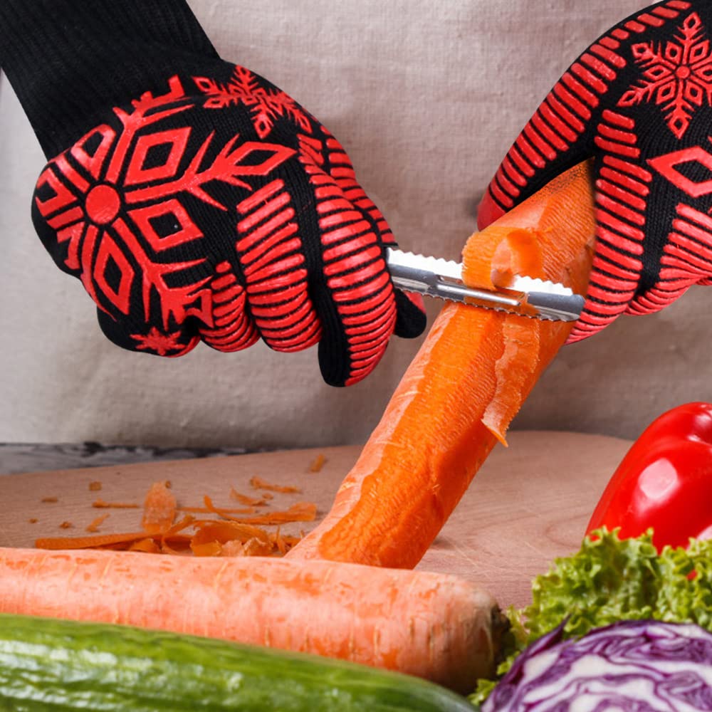 🔥BBQ Gloves Extreme Heat Resistant 932°F(500°C)