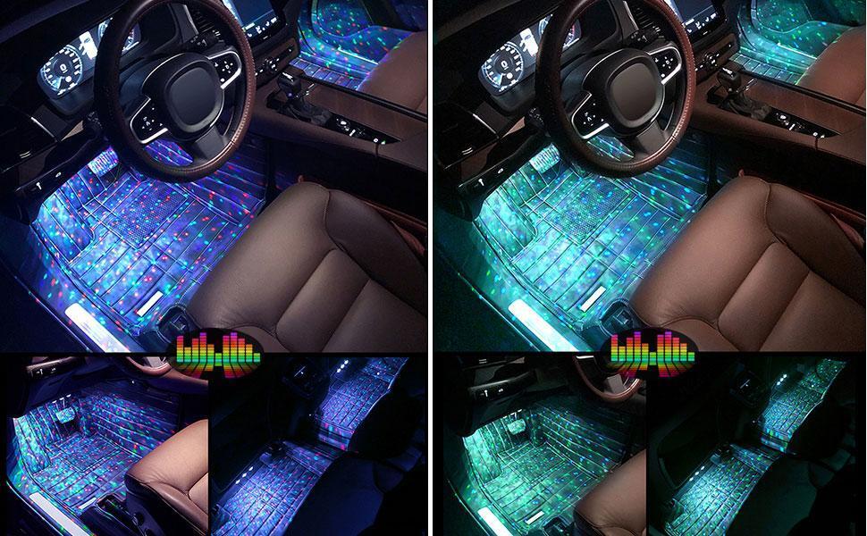 Car Interior Ambient Lights (Contains four light bars) 💖Buy 2 Free Shipping