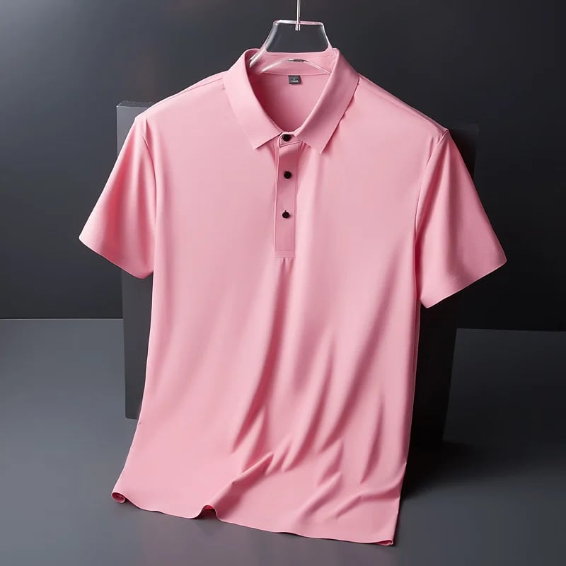 (BUY 2 GET 10% OFF & Free Shipping🔥) Men's Ice Silk Short Sleeve Polo Shirt