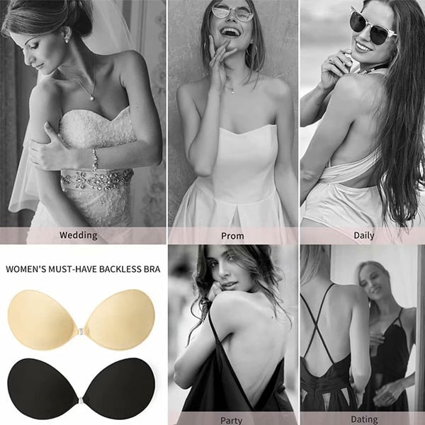 Adhesive Invisible Gathering Bras