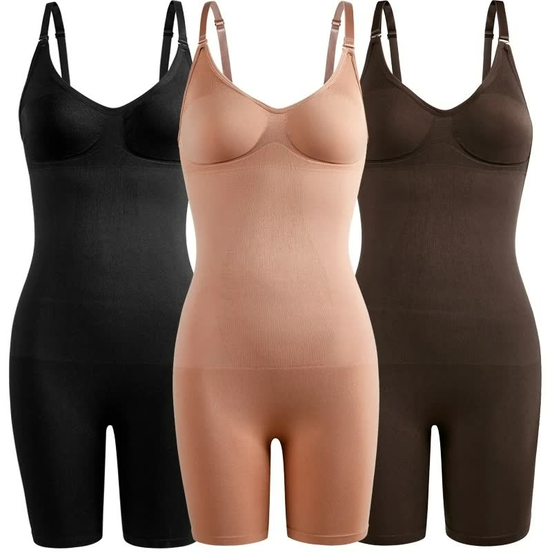 CHOOSEBRA®One-piece bodysuit body slimming belly girdle buttocks