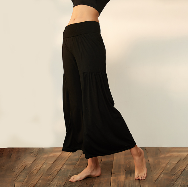 Casual loose-fitting yoga pants flared pants