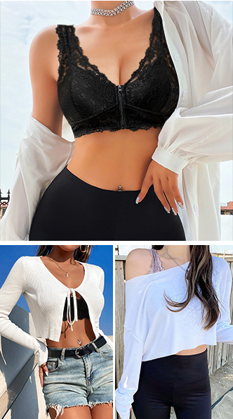 Helen Bra®—Push Up Shock Proof Front Zipper Lace Bra—Black