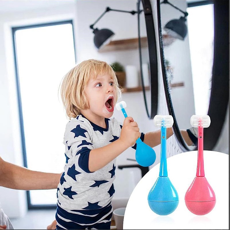 🔥Last Day 45% OFF-Three-sided Children's Toothbrush