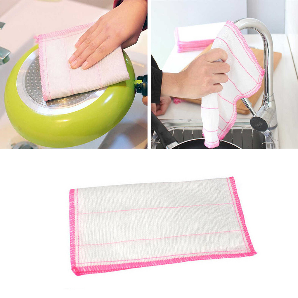 【🎁​CHRISTMAS PROMOTIONS 🔥-50% OFF】Eight-layer AntiBacterial Wood Fiber Cleaning Cloth