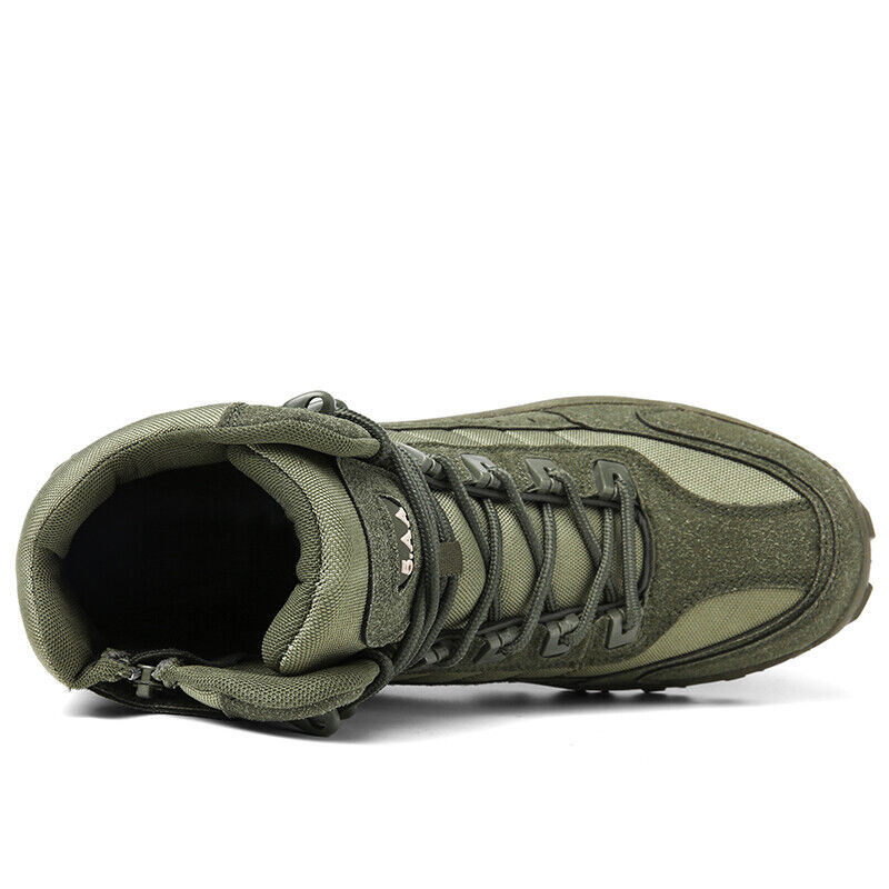 Men's Outdoor Waterproof Side Zipper Tactical Boots - Oasismint
