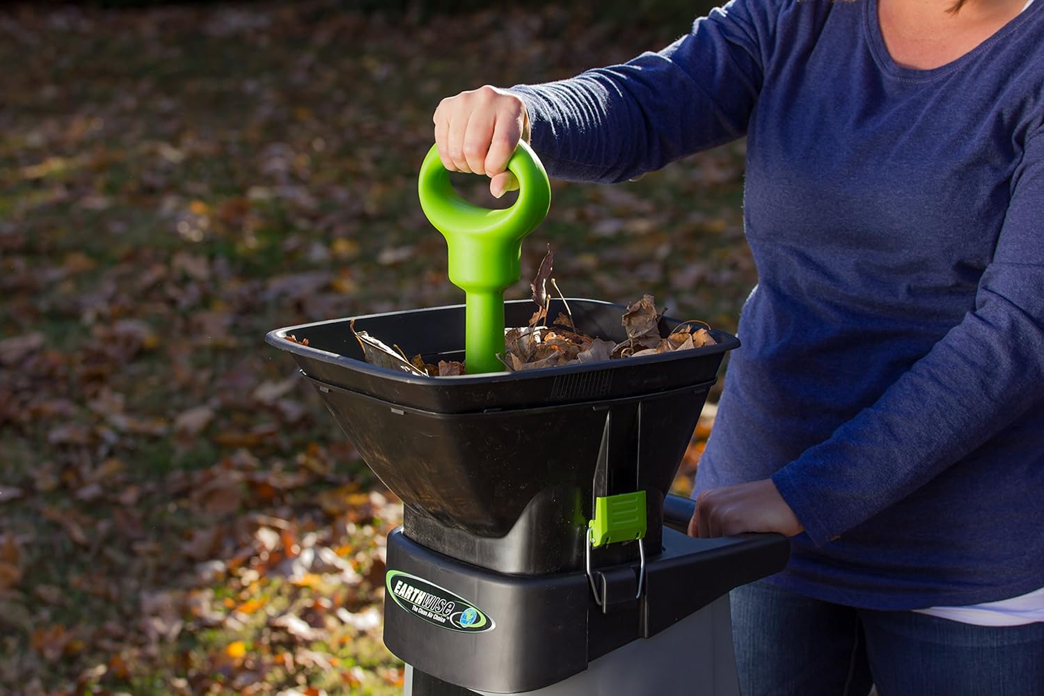 Earthwise 15-Amp Garden Corded Electric Chipper Collection Bin