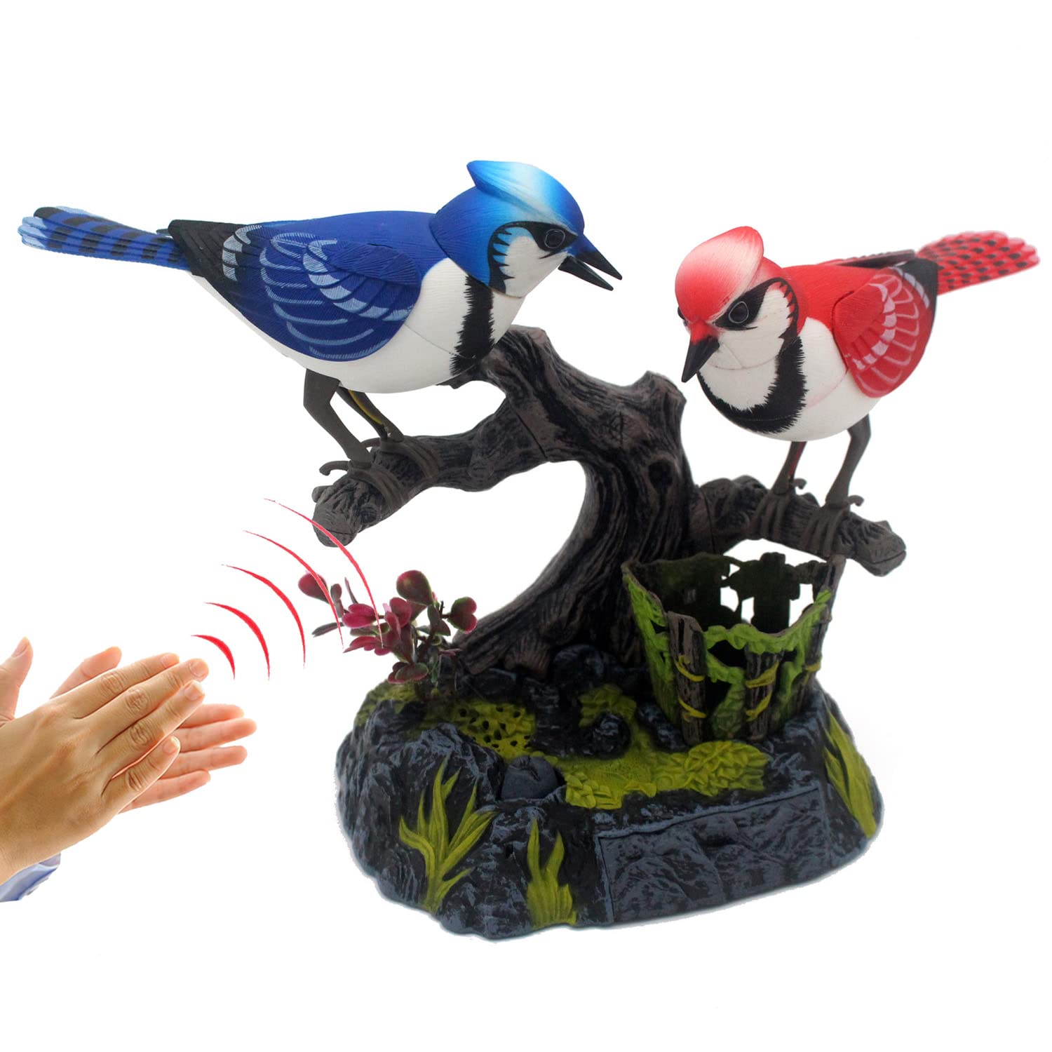 Electric Battery Operated Control Voice-Birds