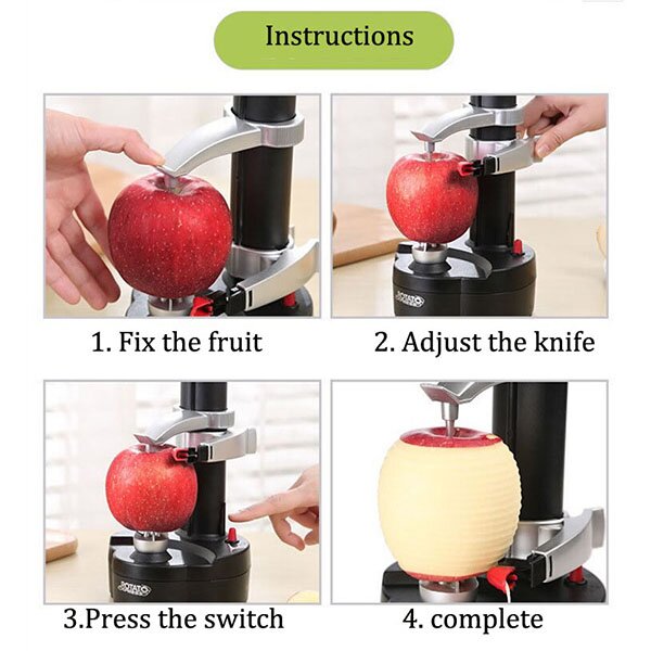 🔥Stainless Steel Electric Fruit Peeler【50% OFF】 BUY 2 Get Free Shipping