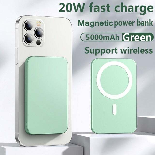 Magnetic wireless power bank