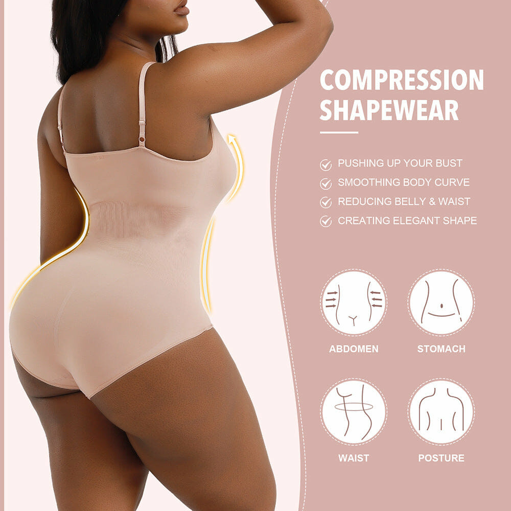 HIDE BACK FAT WITH SHAPEWEAR COMBINED WITH NUDE BODY (BUY 1 GET 1 FREE)