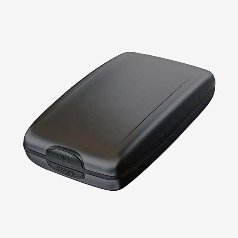 RFID Blocking Aluminum Alloy Wallet Case Card Holder Money Organizer