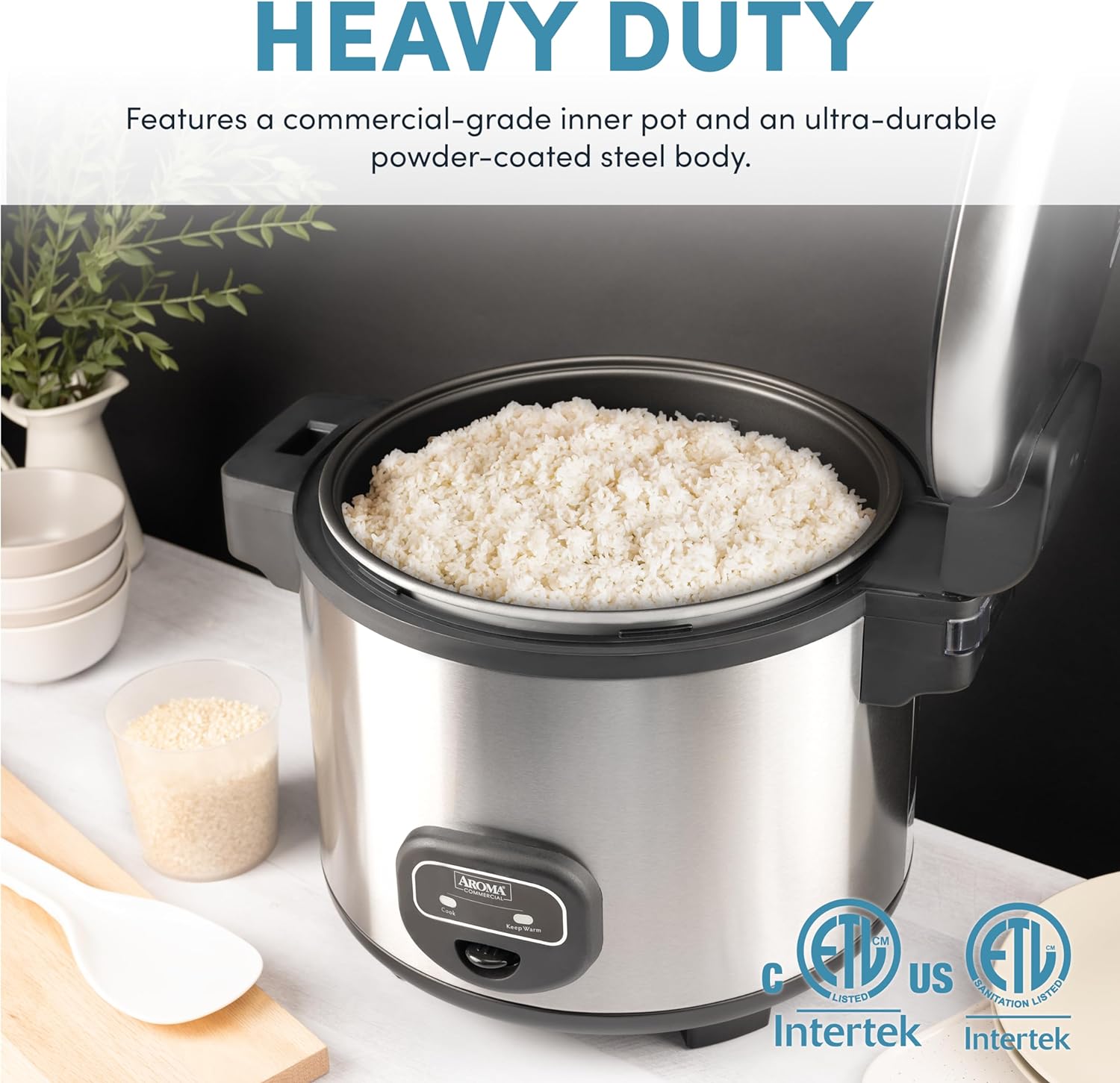 Aroma Housewares 60-Cup Commercial Rice Cooker