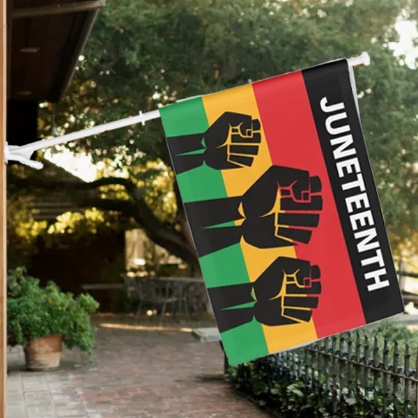 African American pride Black freedom Juneteenth House Flag