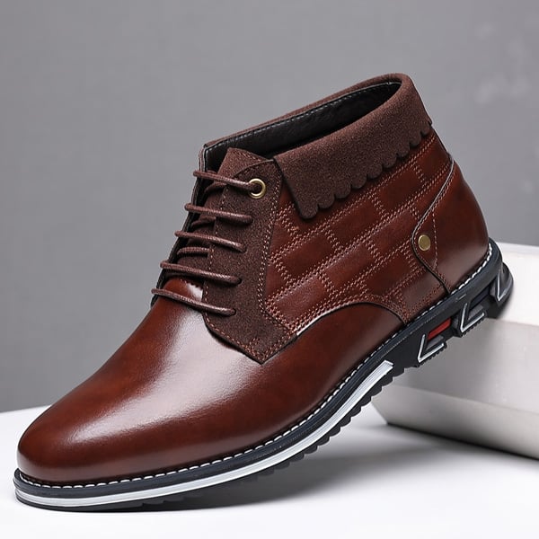 High Top Leather Shoes Buy 1 Get 1 50%OFF