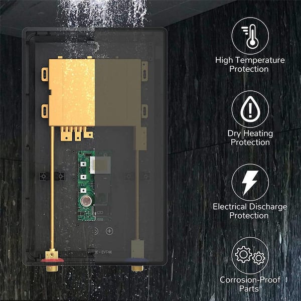 Airthereal 9kW Electric Tankless Water HeaterEndless on-Demand Hot Water Self Modulates