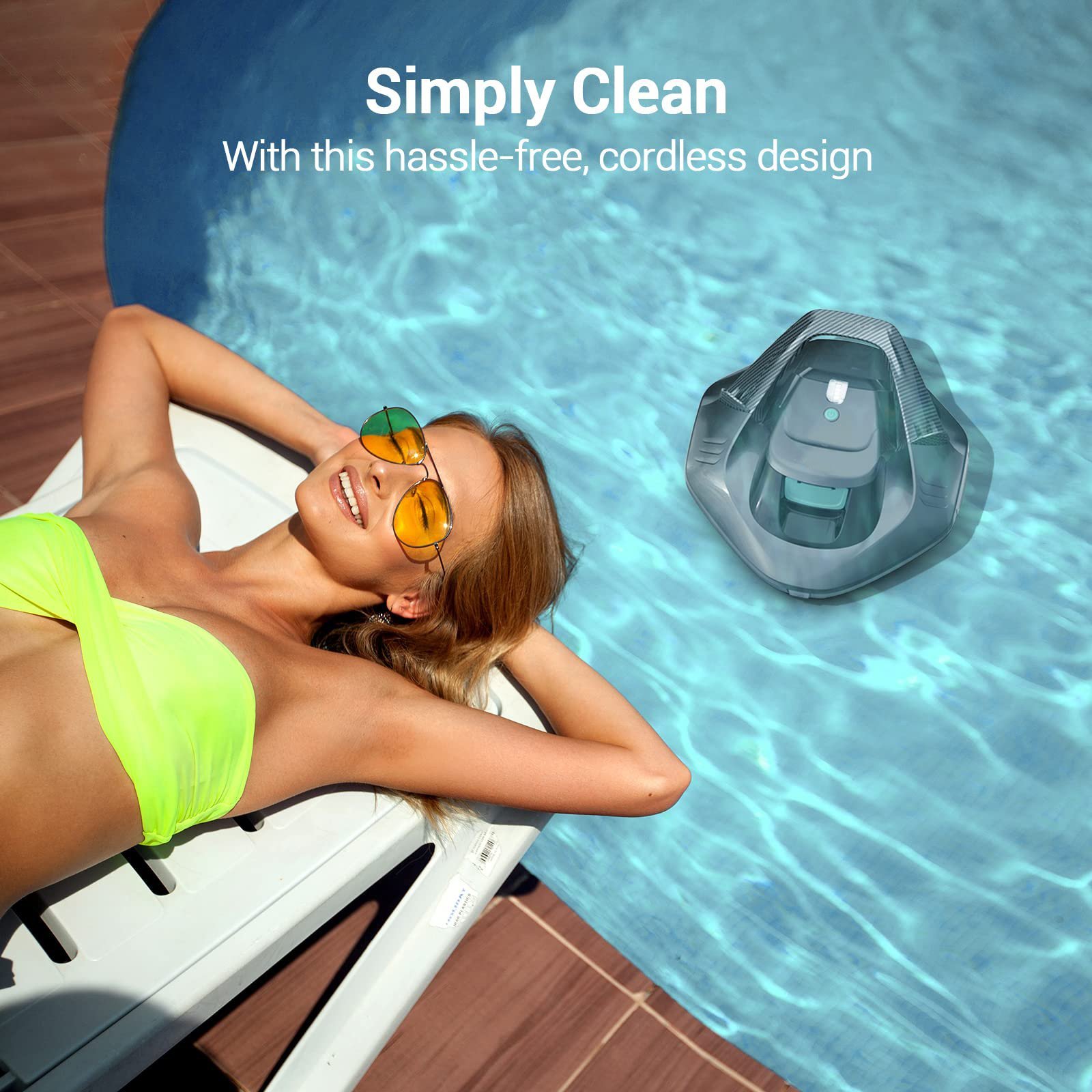 2023 Cordless Robotic Pool Cleaner