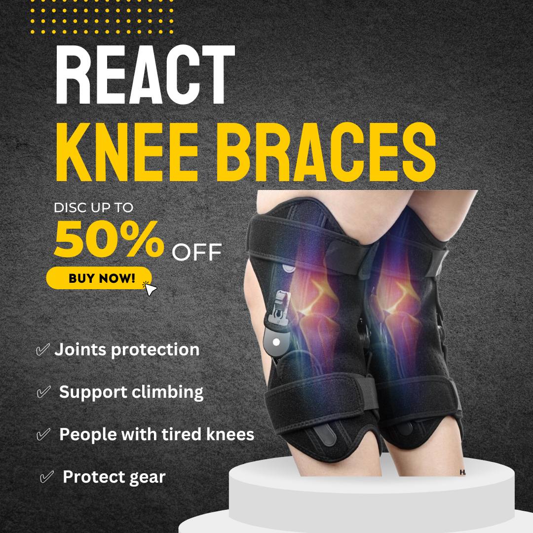 🎁LAST DAY SALE OFF 50%🎁 React Knee Braces