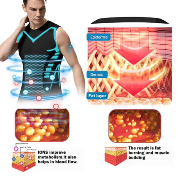Men's Ionic Shaping Vest Slimming
