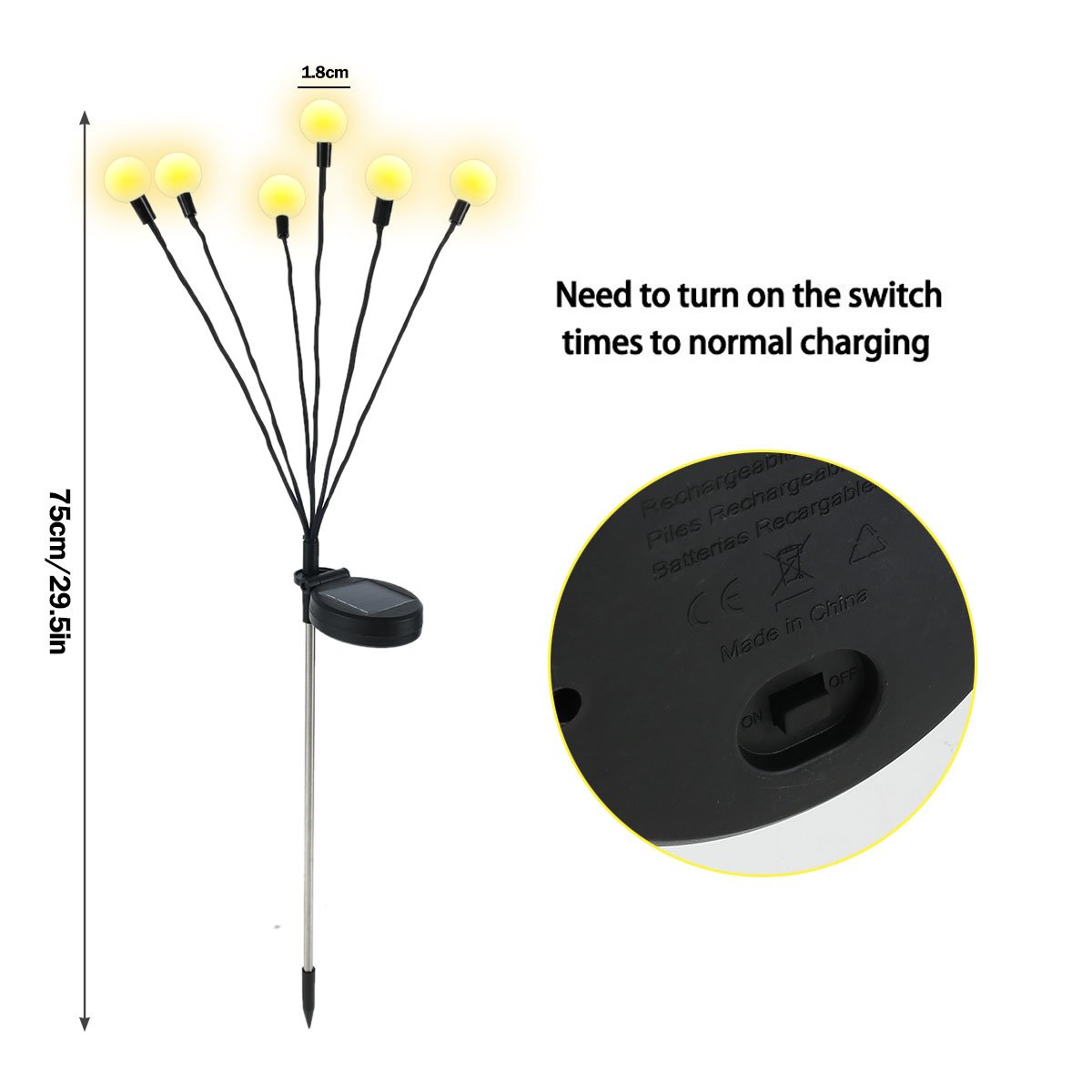 (🔥Last Day Promotion-SAVE 50% OFF) Wind Dancing Solar Lights-BUY 3 GET 2 FREE & FREE SHIPPING