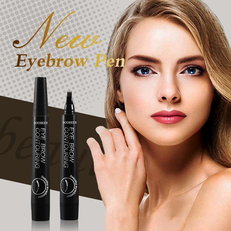 (🔥CHRISTMAS SALE 48% OFF) 4-Point Eyebrow Pen-BUY 4 FREE SHIPPING