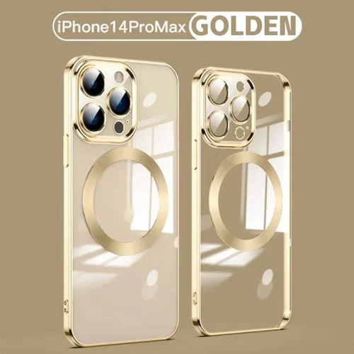 Electroplating Wireless Magnetic Charging All-Inclusive Lens Phone Case