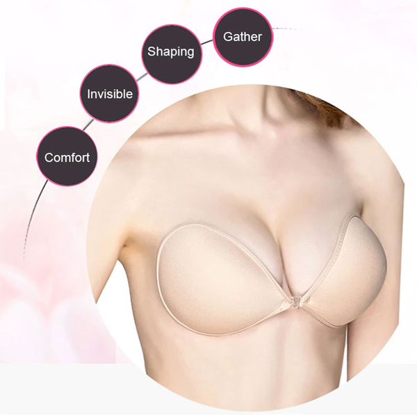 Adhesive Invisible Gathering Bras
