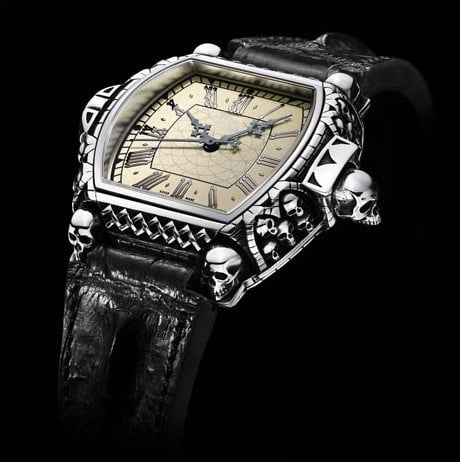 Vampire Nights Skull Automatic Watch - Memento Mori Carpe Noctem