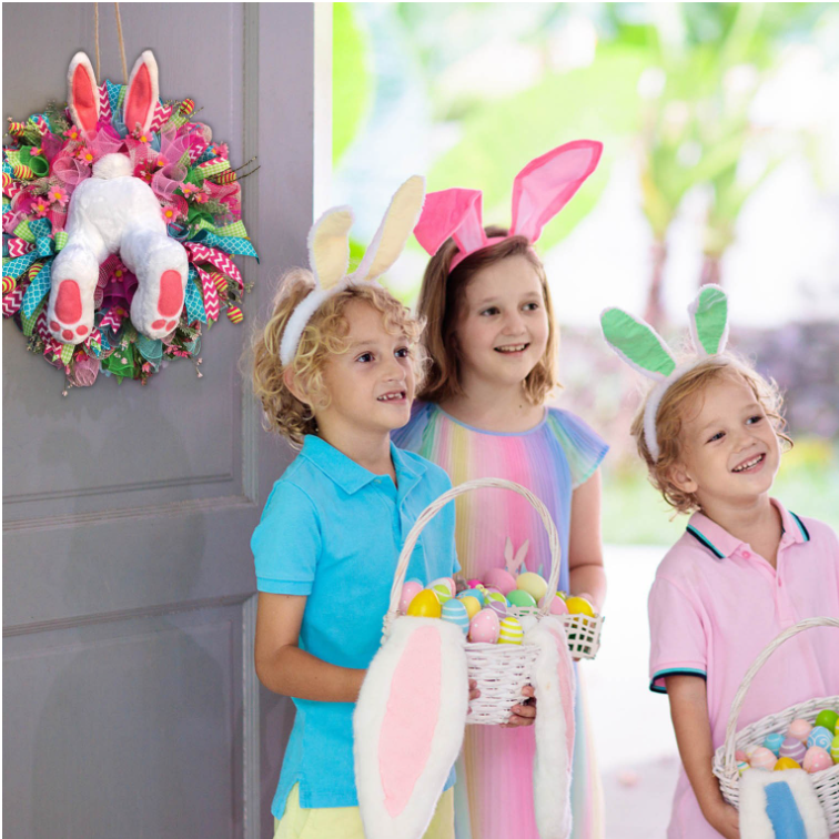 Easter Bunny Door Wreath